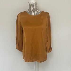Karl Lagerfeld Women's Mustard Blouse
